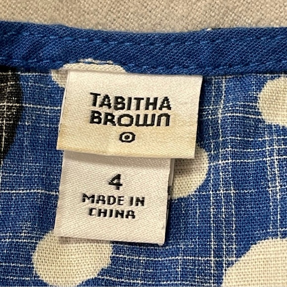 TABITHA‎ BROWN x TARGET Mixed Floral Polka Dot Print Puff Sleeve Maxi Dress - Picture 12 of 13